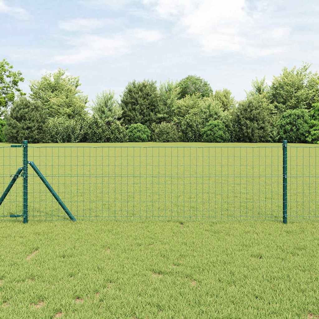 Grundfikseret svejset trådgærde 25 x 0,8 m (B x H)