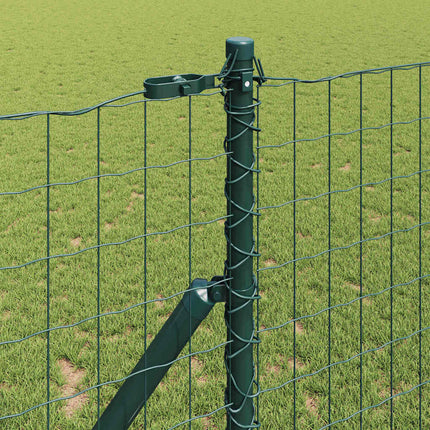 Udendørs Euro Zaun Ground Fix 25 x 1,2 m PVC-belagt stål Grøn