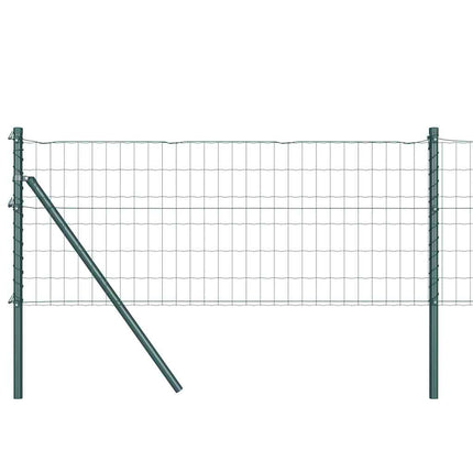 Udendørs Euro Zaun Ground Fix 25 x 0,4 m PVC-belagt stål Grøn