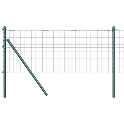 Udendørs Euro Zaun Ground Fix 25 x 0,8 m PVC-belagt stål Grøn