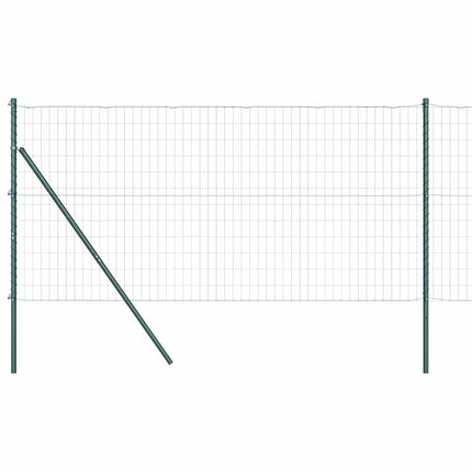 Udendørs Euro Zaun Ground Fix 25 x 1,2 m PVC-belagt stål Grøn