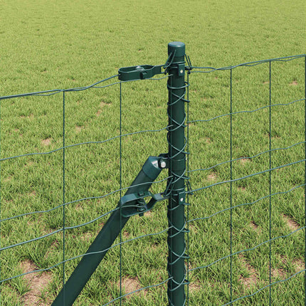 Udendørs Euro Zaun Ground Fix 25 x 0,8 m PVC-belagt stål Grøn