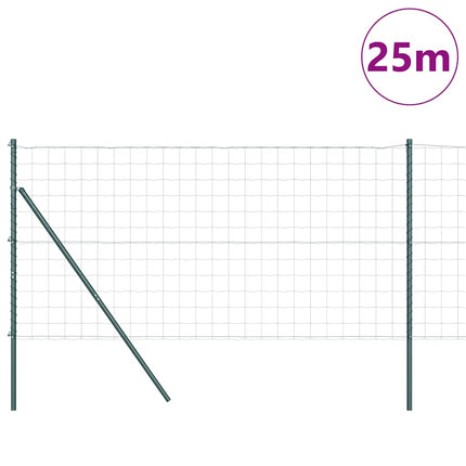 Eurohegn Ground Fix 25 x 1,2 m PVC-belagt stål Grøn Mesh