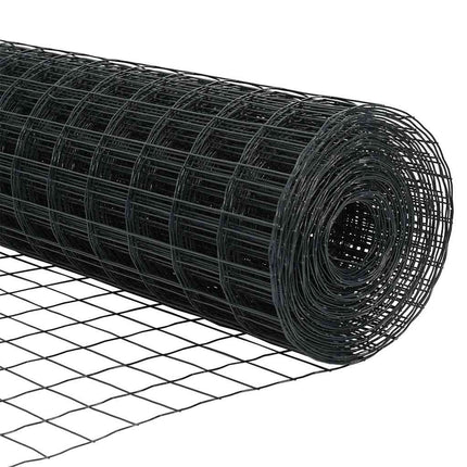 Eurohegn Ground Fix 10 x 0,4 m PVC-belagt stål Grå Mesh