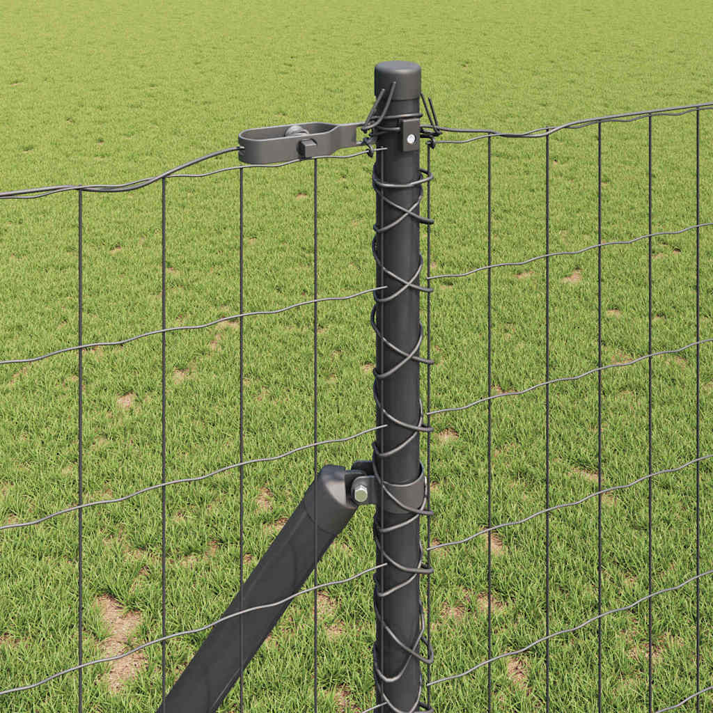 Grundfikseret svejset trådgærde 10 x 1,4 m (B x H)