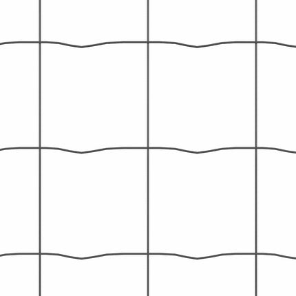Eurohegn Ground Fix 10 x 1,2 m PVC-belagt stål Grå Mesh