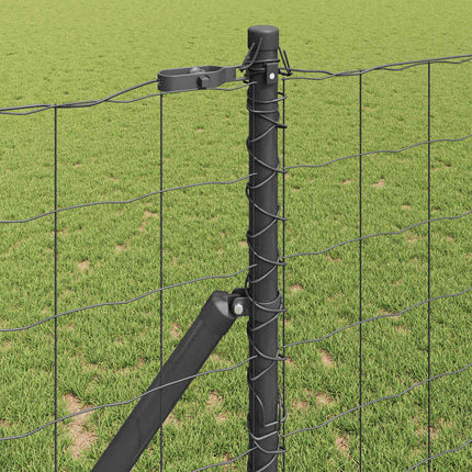 Eurohegn Ground Fix 10 x 1,2 m PVC-belagt stål Grå Mesh