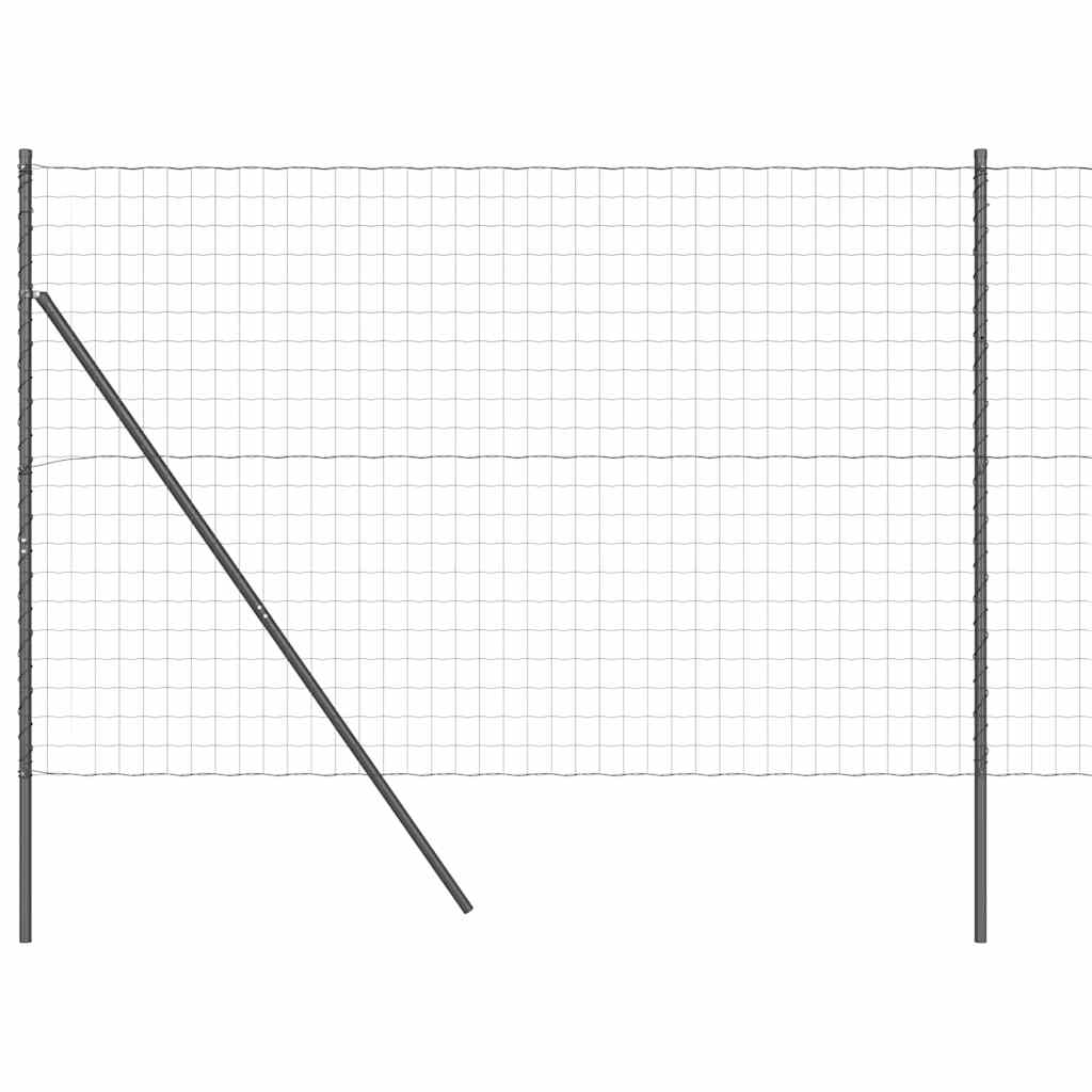 Grundfikseret svejset trådgærde 10 x 1,5 m (B x H)