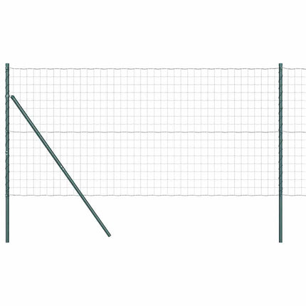 Udendørs Euro Zaun Ground Fix 25 x 1 m PVC-belagt stål Grå Mesh