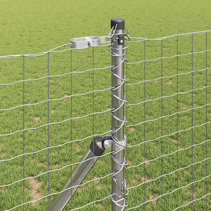 Udendørs Euro Zaun Ground Fix 10 x 1,4 m Sølv Mesh