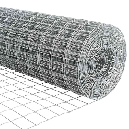 Udendørs Euro Zaun Ground Fix 10 x 1,4 m Sølv Mesh