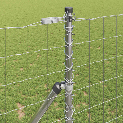 Udendørs Euro Zaun Ground Fix 10 x 1 m Sølv Mesh