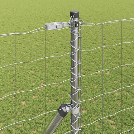 Udendørs Euro Zaun Ground Fix 10 x 1,5 m Sølv Mesh