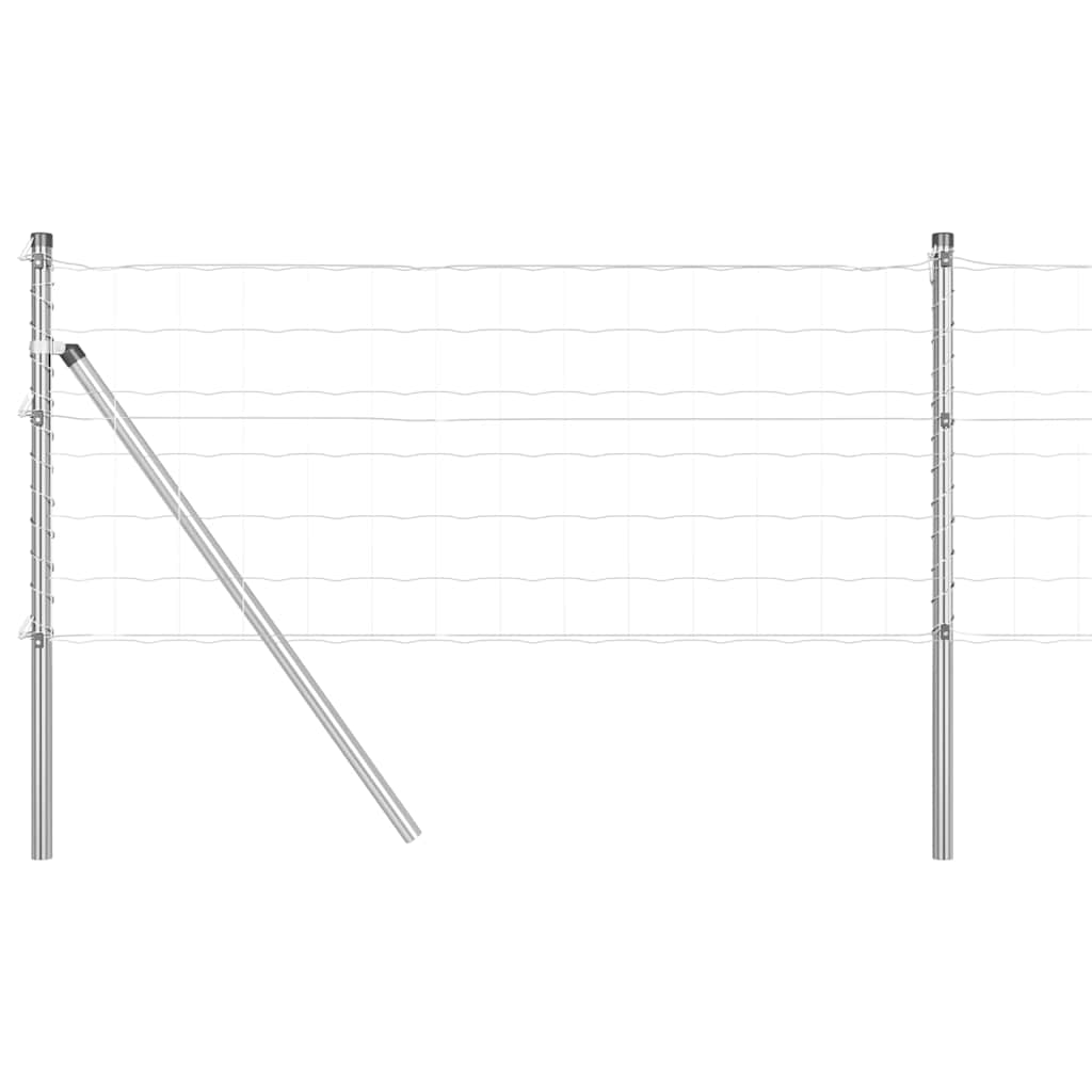 Grundfikseret svejset trådgærde 25 x 0,6 m (B x H)