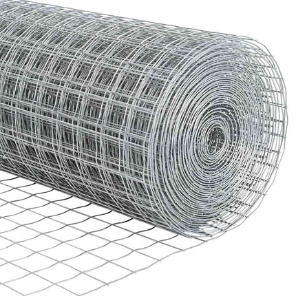 Udendørs Euro Zaun Ground Fix 50 x 0,4 m Galvaniseret stål Sølv