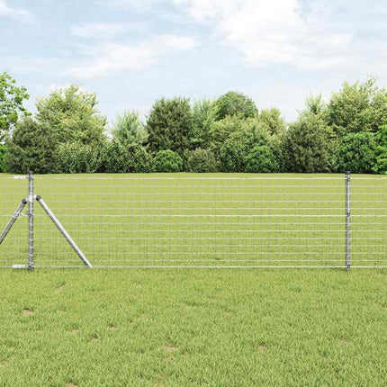 Udendørs Euro Zaun Ground Fix 50 x 0,4 m Galvaniseret stål Sølv