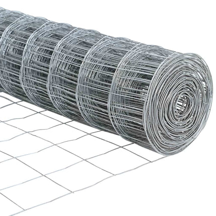Eurohegn Ground Fix 50 x 0,4 m Galvaniseret stål Sølv Mesh
