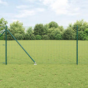 Svejset trådhegn med spidser 10 x 1,2 m (B x H) PVC-belagt stål