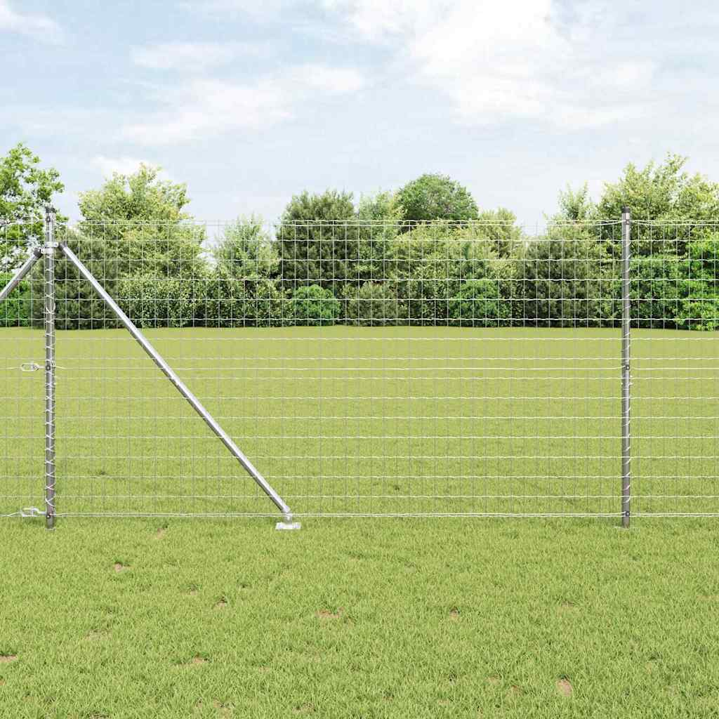 Svejset trådhegn med spidser 10 x 1,4 m (B x H)