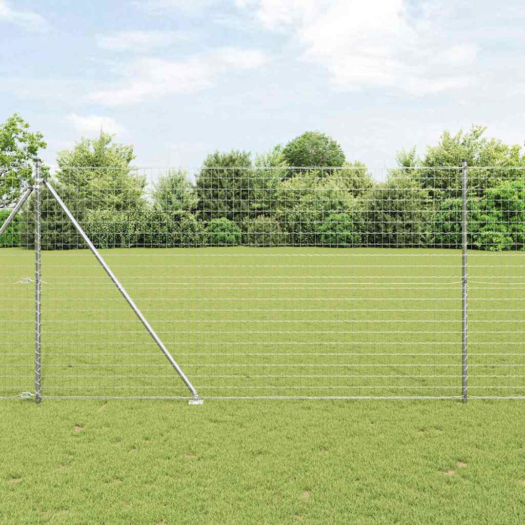 Svejset trådhegn med spidser 10 x 1,5 m (B x H)