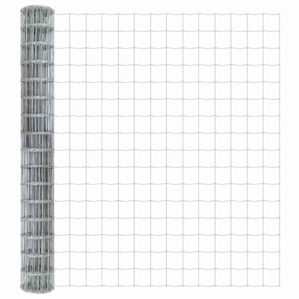 Euro Hegn med Spidser 10 x 1,6 m Galvaniseret stål Sølv Mesh