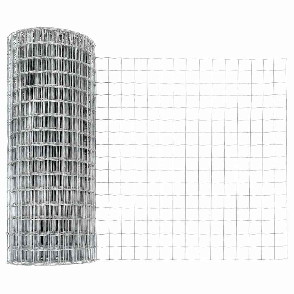 Svejset trådhegn med spidser 25 x 0,4 m (B x H)