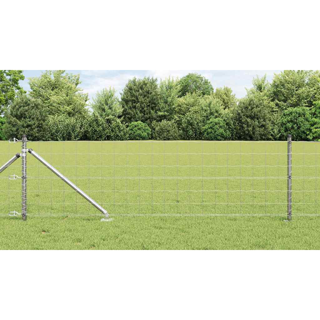 Svejset trådhegn med spidser 50 x 0,4 m (B x H)