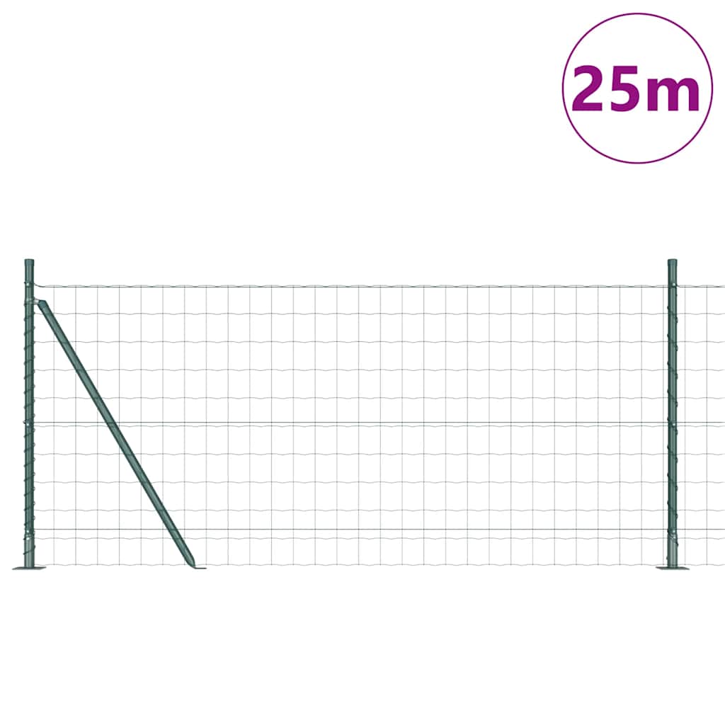 Svejset Trådhegn med Betonsokkel 25 x 0,8 m (B x H)