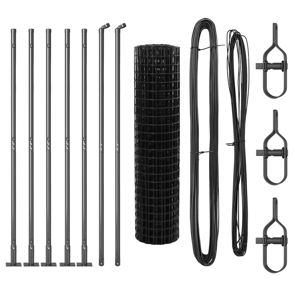 Svejset Trådhegn med Betonsokkel 10 x 1,2 m (B x H)