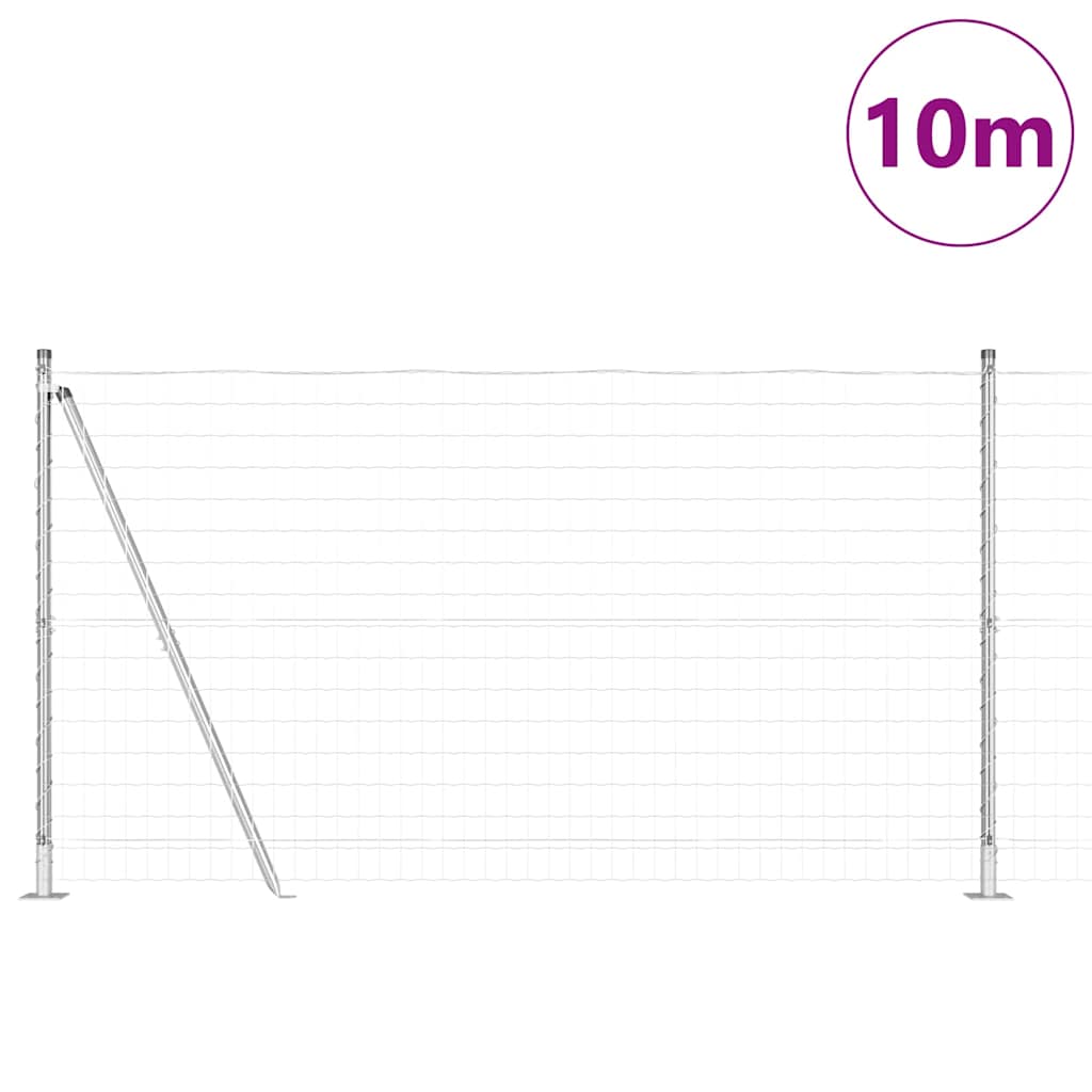 Svejset Trådhegn med Betonsokkel 10 x 1,2 m (B x H)