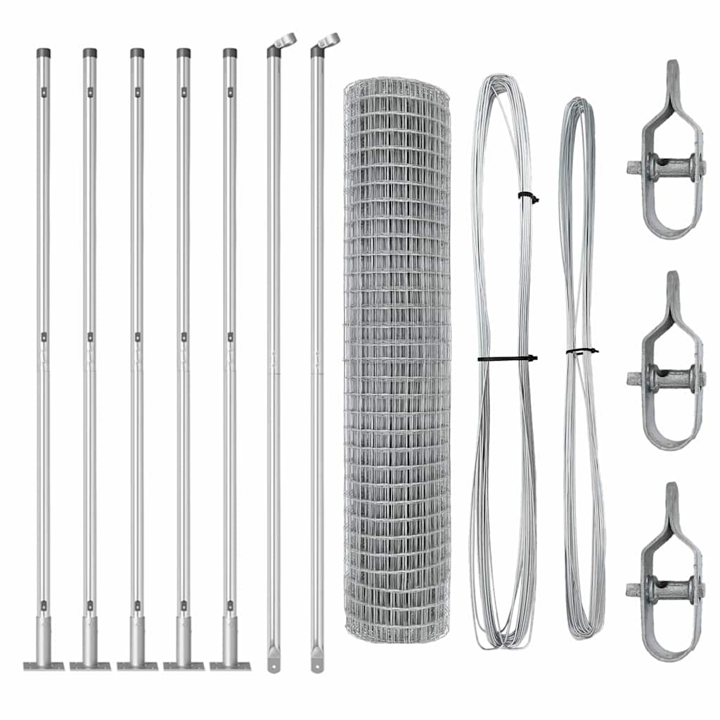 Svejset Trådhegn med Betonsokkel 10 x 1,5 m (B x H)