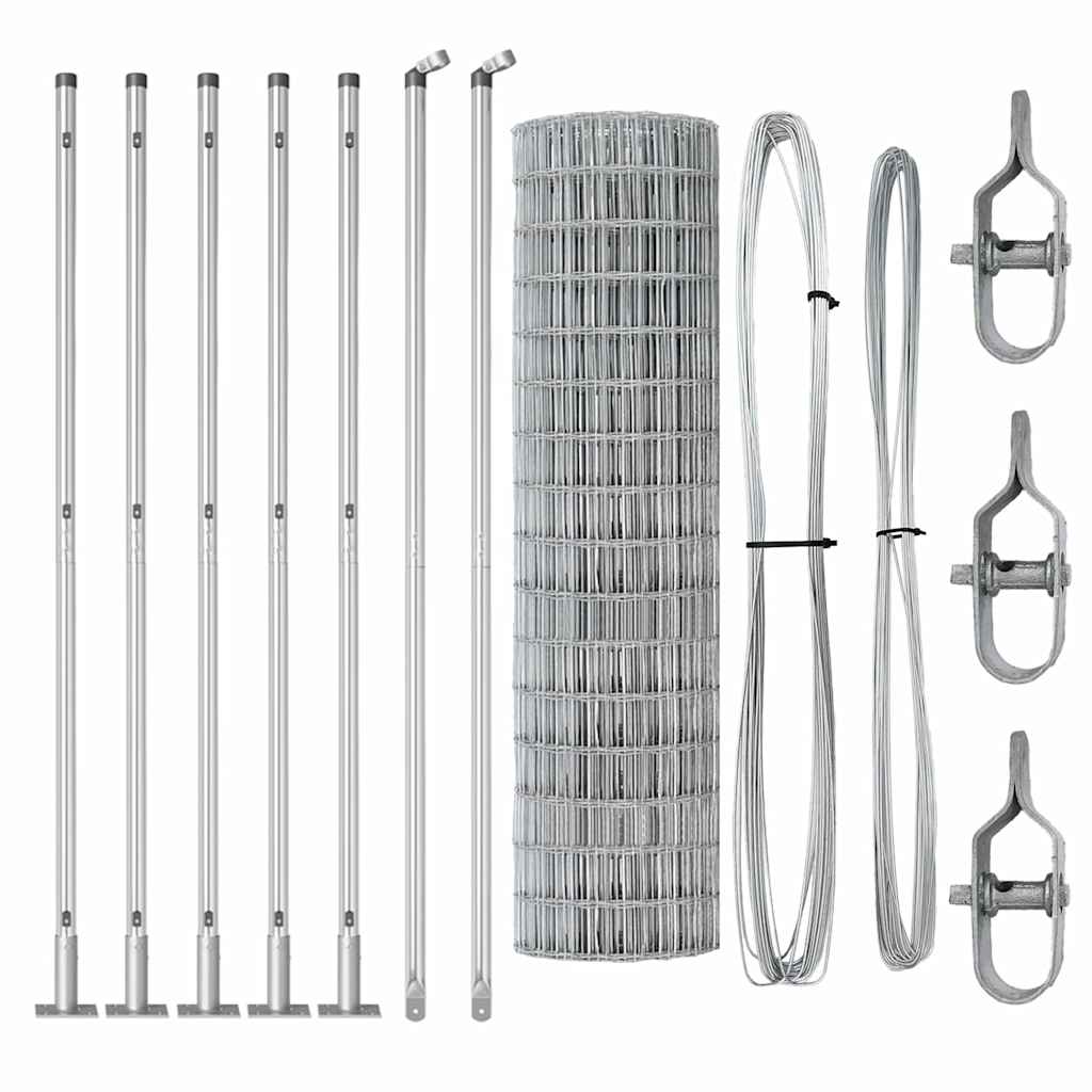 Svejset Trådhegn med Betonsokkel 10 x 0,8 m (B x H)