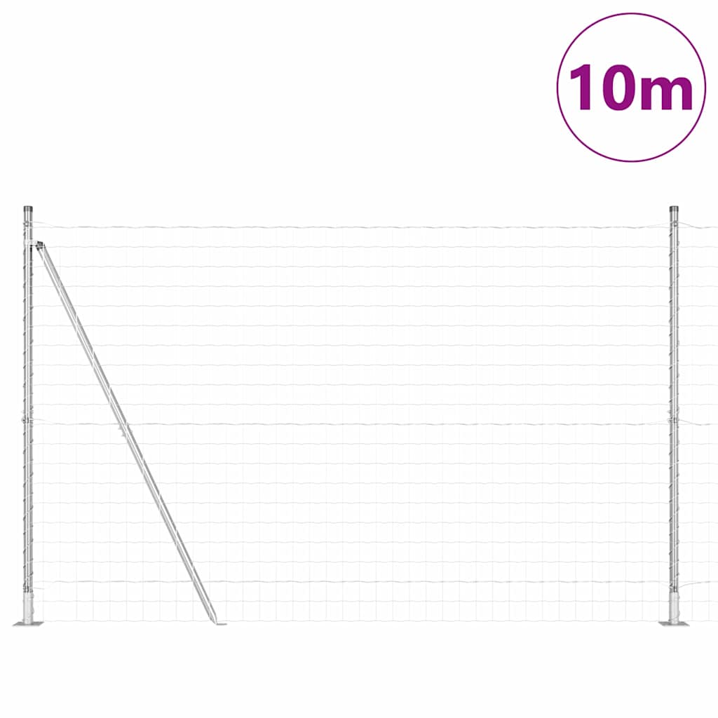 Svejset Trådhegn med Betonsokkel 10 x 1,4 m (B x H)