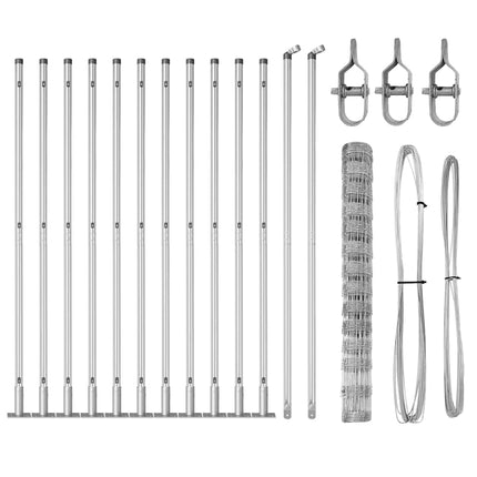 Svejset Trådhegn med Betonsokkel 25 x 1,4 m Galvaniseret stål