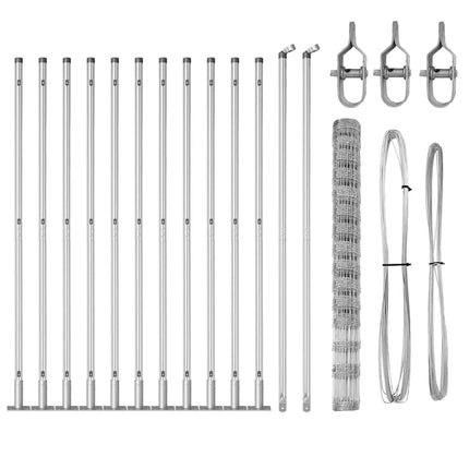 Svejset Trådhegn med Betonsokkel 25 x 1,6 m Galvaniseret stål
