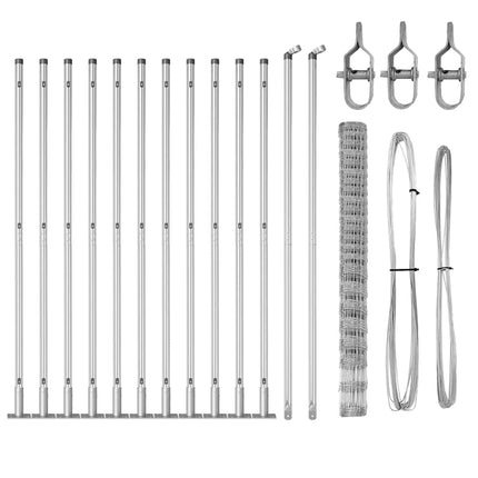Svejset Trådhegn med Betonsokkel 25 x 1,6 m Galvaniseret stål