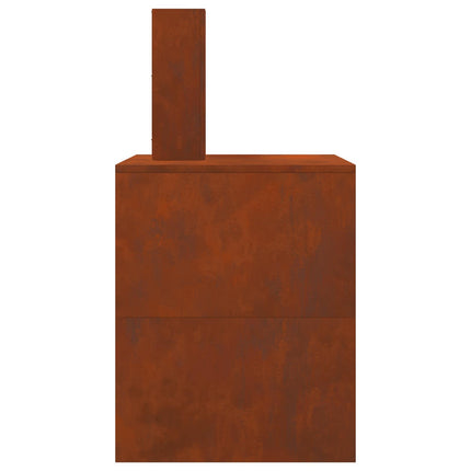 Bålsted Brun 80 x 50 x 96 cm Cortenstål