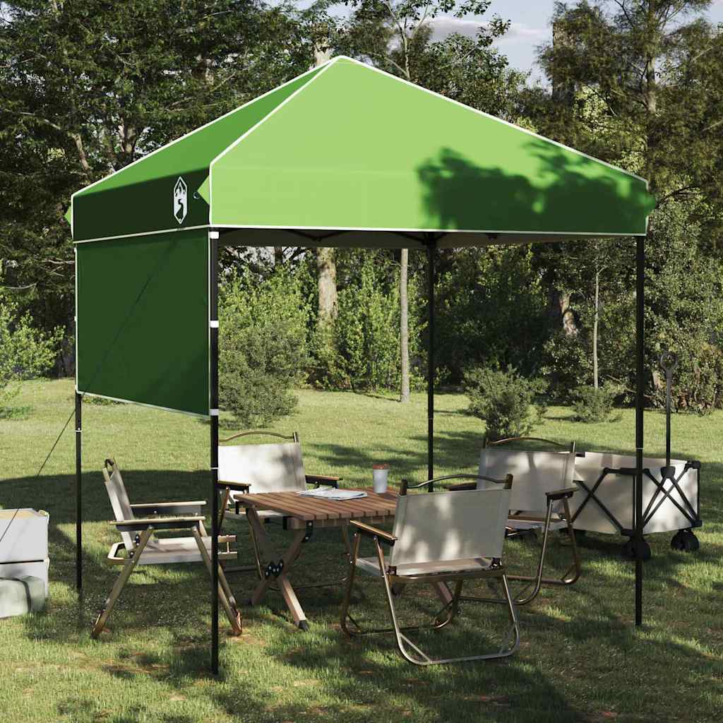 Pop-up canopy telt Grøn 200 x 200 cm Stof
