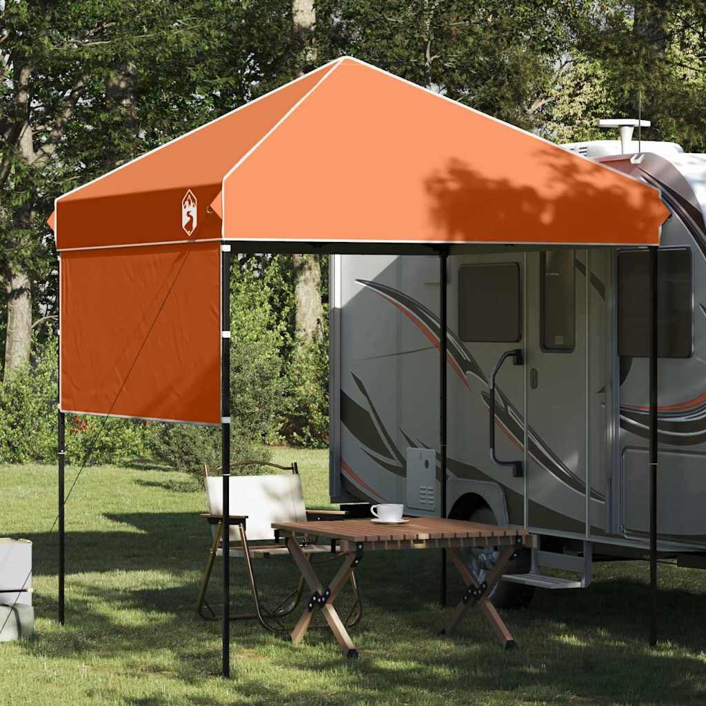 Pop-up canopy telt Orange 200 x 200 cm Stof