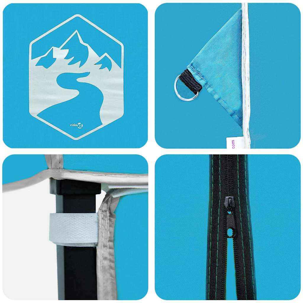 Pop-up canopy telt Blå 250 x 250 cm Stof