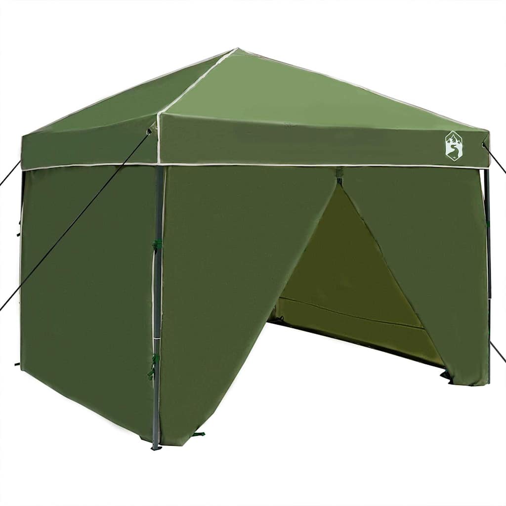 Pop-up canopy telt Grøn 250 x 250 cm Stof