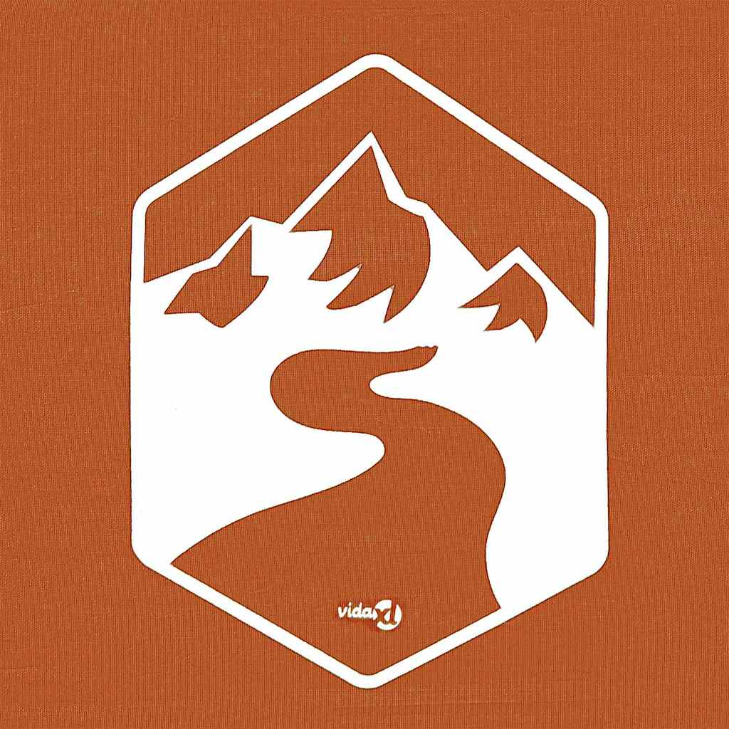 Pop-up canopy telt Orange 300 x 300 cm Stof