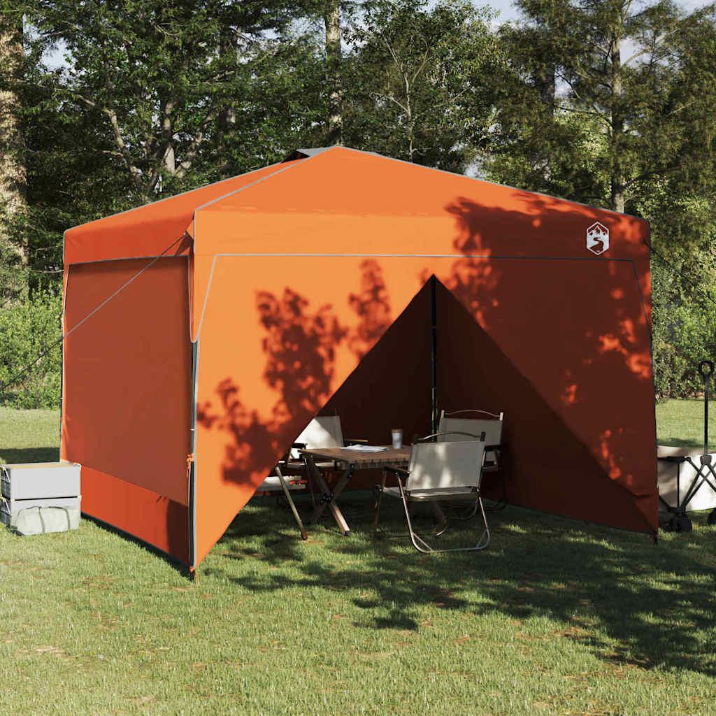 Pop-up canopy telt Orange 300 x 300 cm Stof