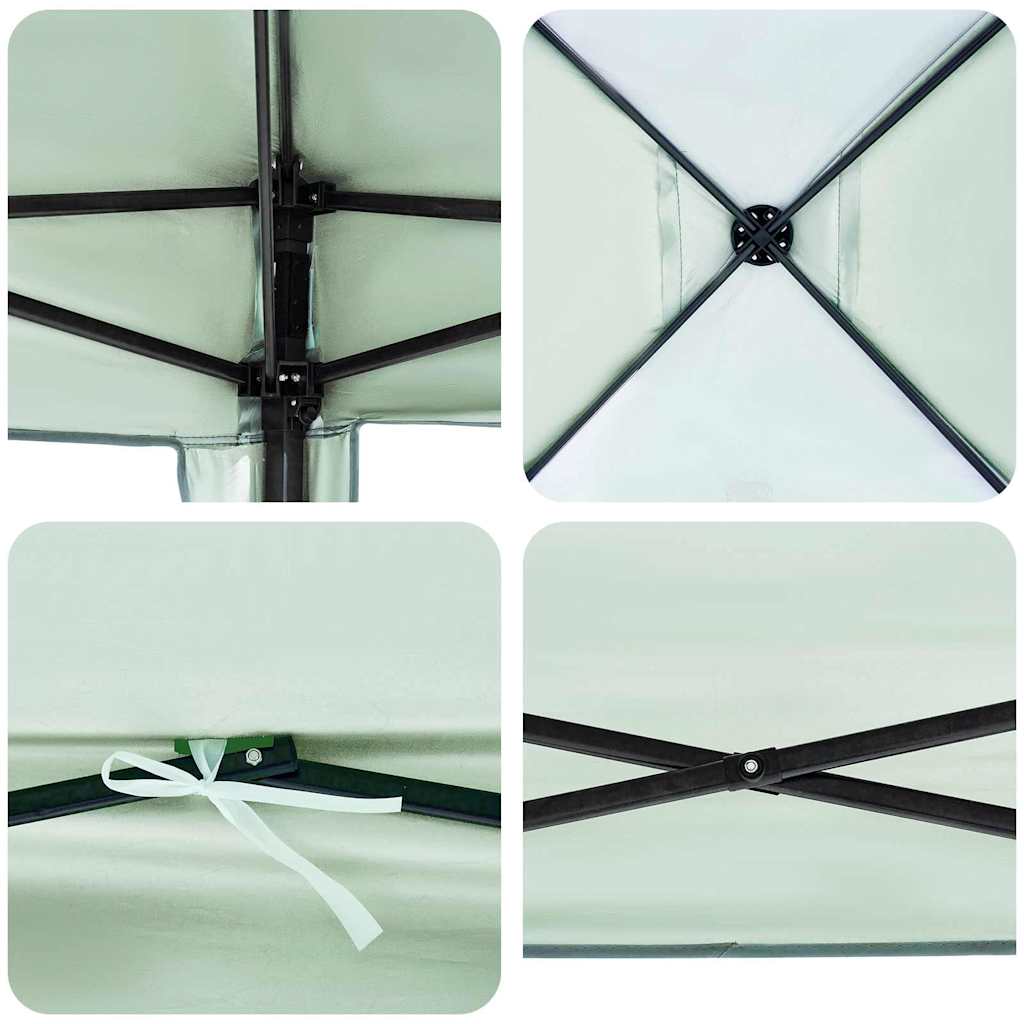 Pop-up canopy telt Grøn 300 x 300 cm Stof