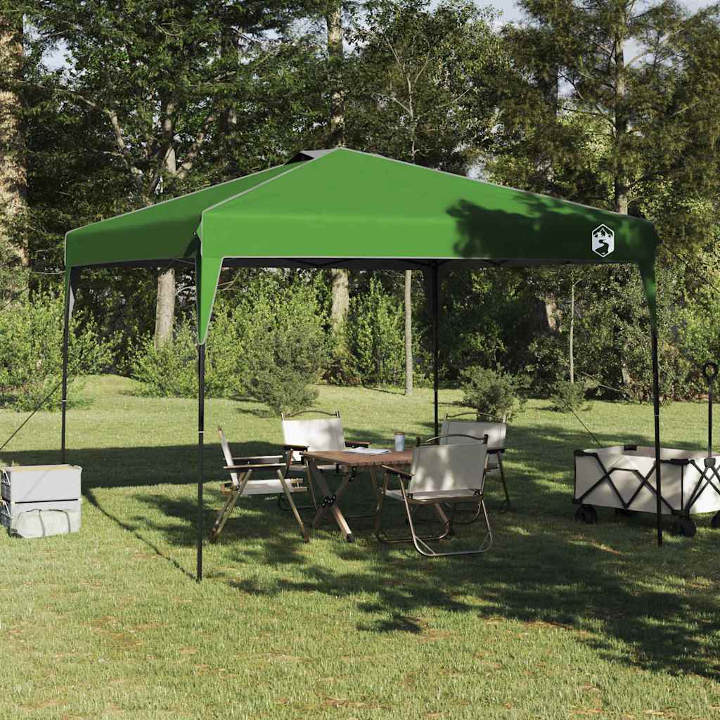 Pop-up canopy telt Grøn 300 x 300 cm Stof