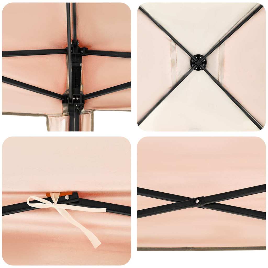 Pop-up canopy telt Orange 300 x 300 cm Stof