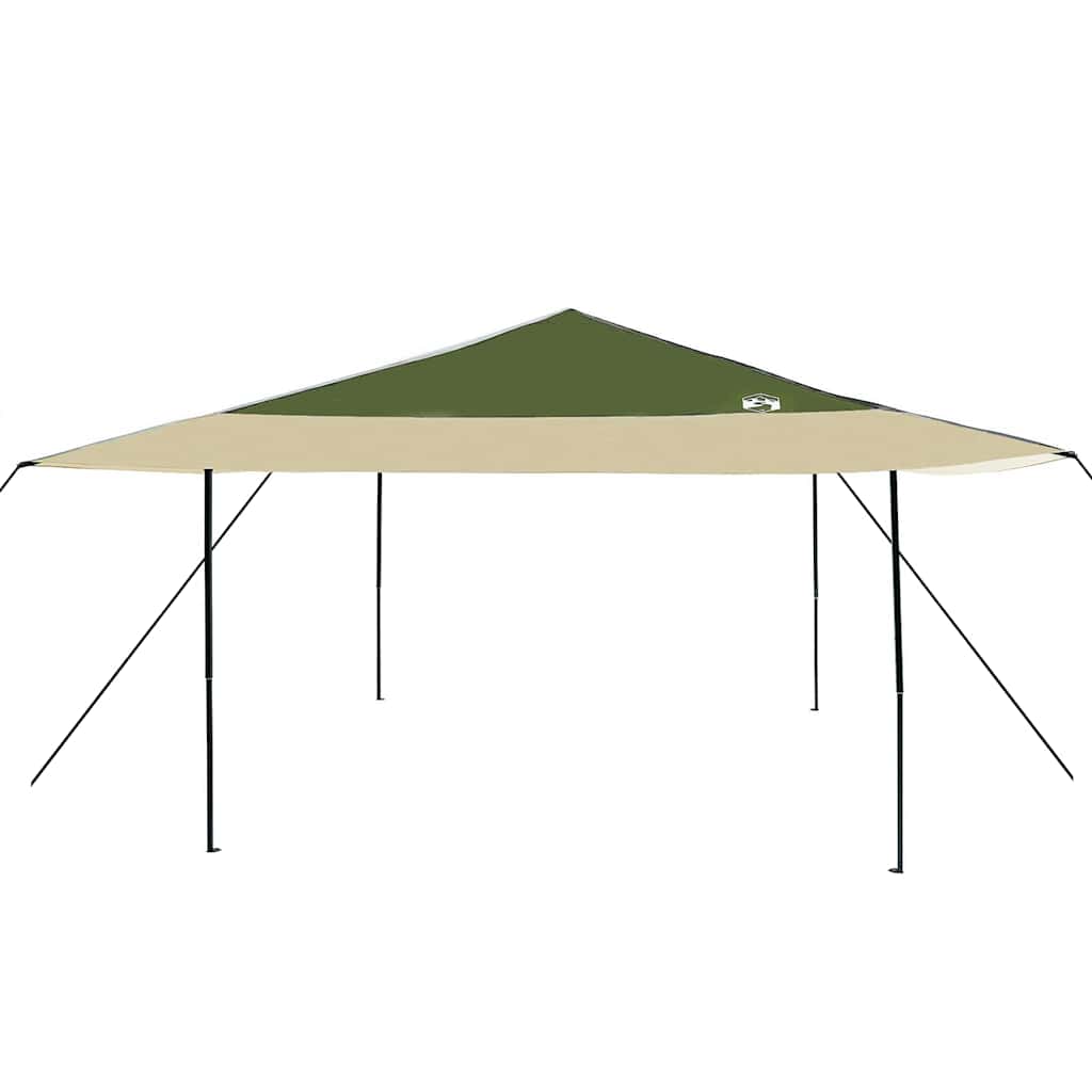 Pop-up canopy telt Grøn 400 x 400 cm Stof