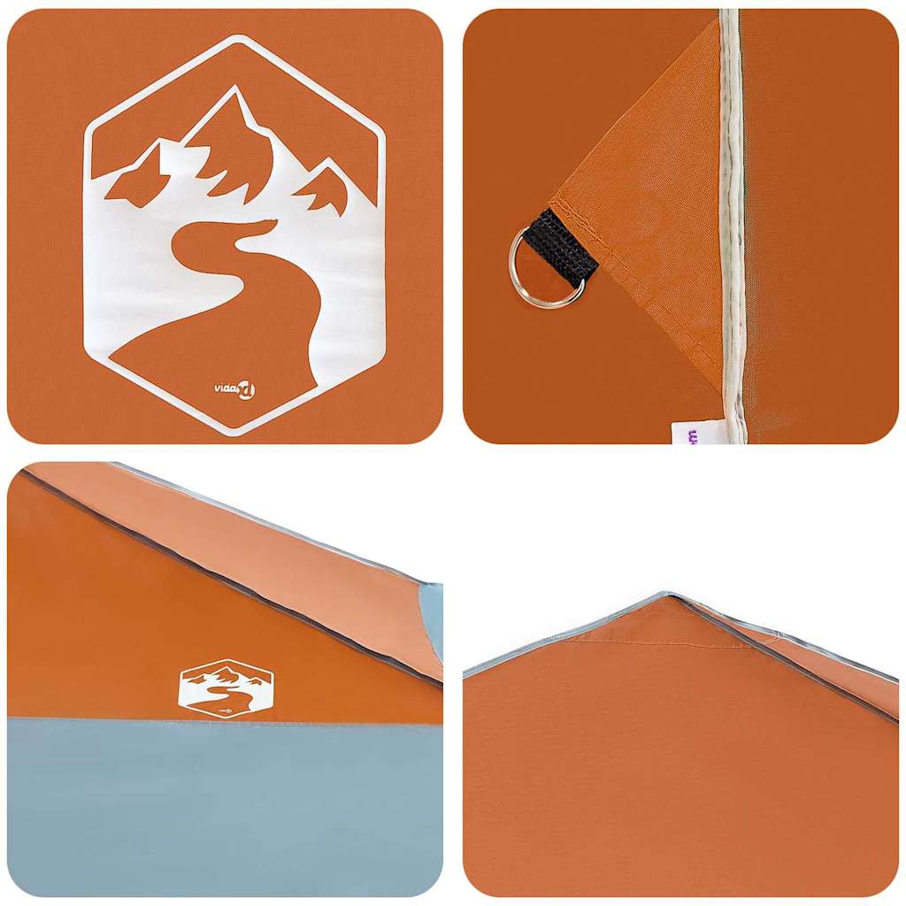 Pop-up canopy telt Orange 400 x 400 cm Stof