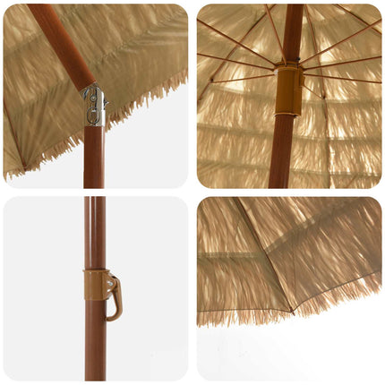 Havesol Naturfarvet 205 x 205 x 210 cm