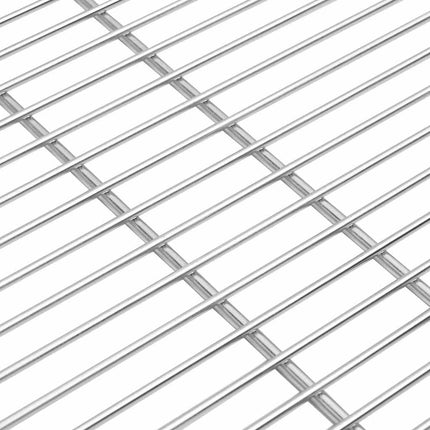 Grillrist til BBQ Sølv 57 x 57 cm Rustfrit stål